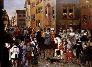 Franz Pforr The Entry of Emperor Rudolf of Habsburg into Basle oil painting